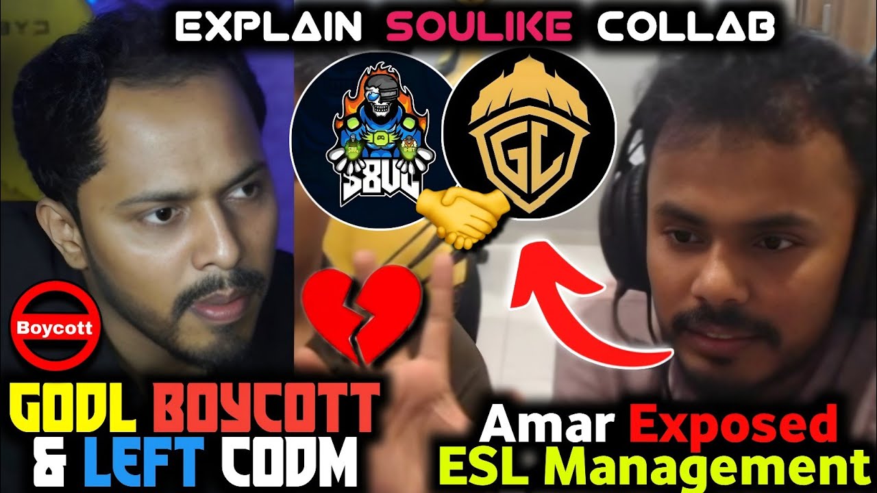 Amar Confirm GodL Left CODM🚨✅Boycott & Exposed CODM😳Explain SouLike Collab🚀💛