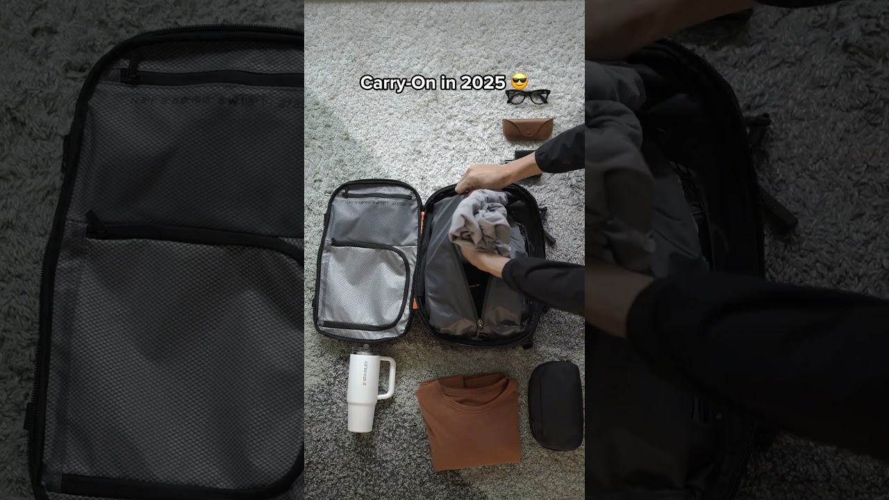 meet your new travel companion #livetoexplore #packingASMR #Travelcarryon #BlackVoyageusa