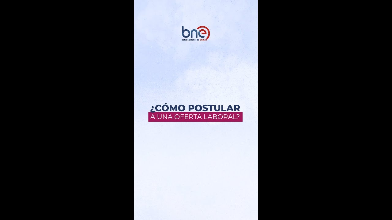 Aprende a postular a una oferta de empleo.