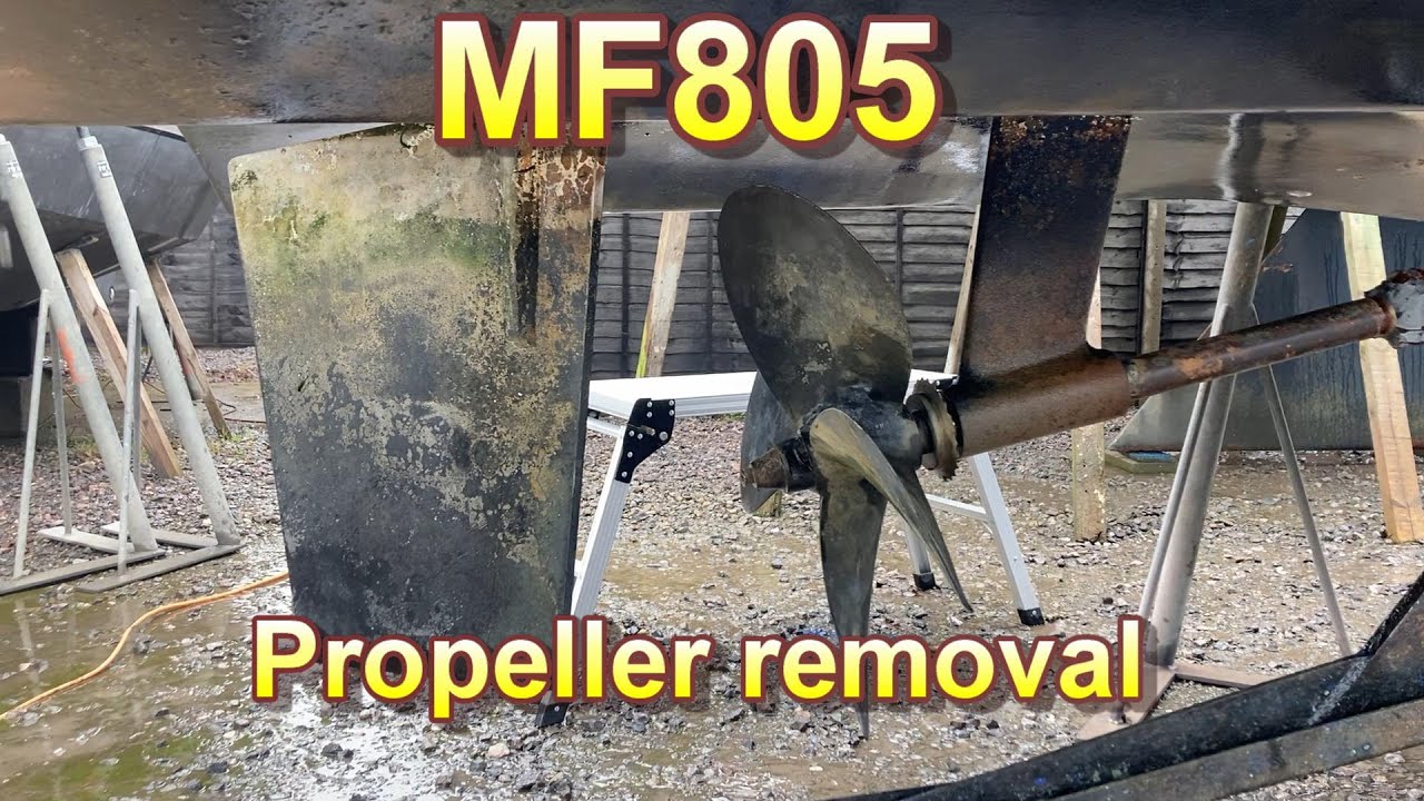 Jeanneau Merry Fisher 805 Propeller removal and install .