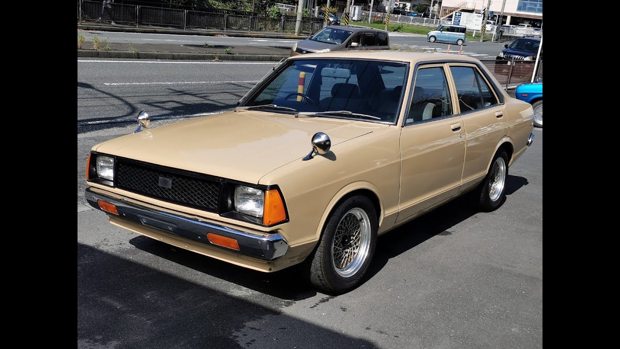絶版　旧車　ダットサン　310サニー　セミレス　A14エンジン　エアコン　ソレックス　たこ足　マフラー　車検R5年9月まで　社外アルミ　メッキバンパー　メッキフェンダーミラー　専門店