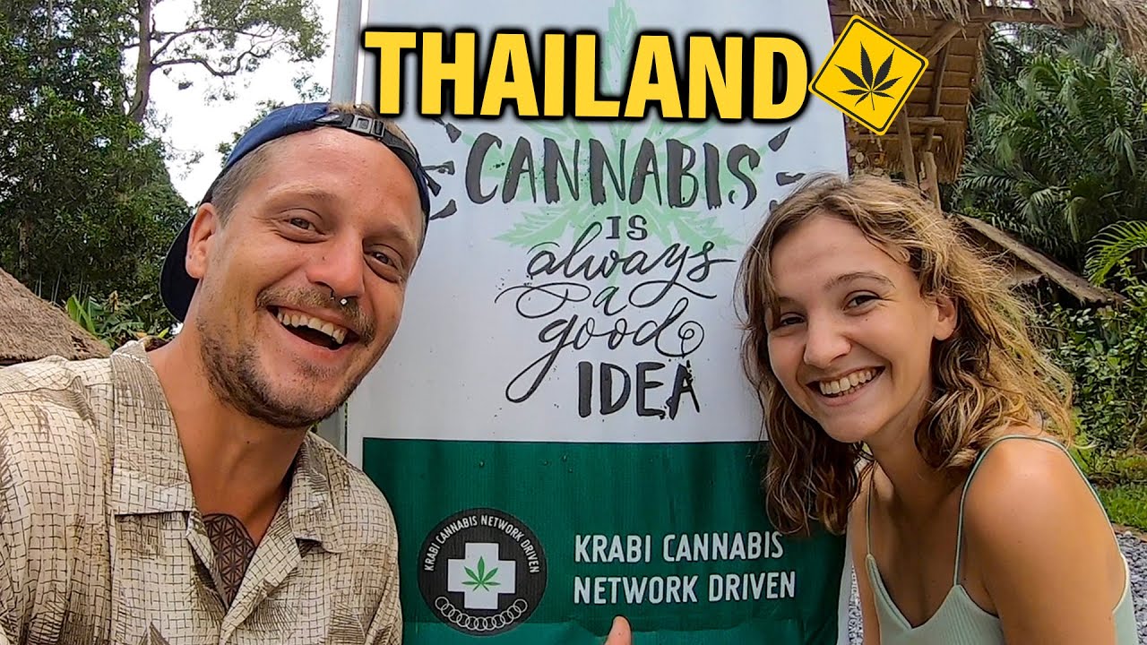 Cannabis Cafe in Thailand | Trying CBD Infused Drinks & Desserts in Krabi's ONLY Weed Cafe