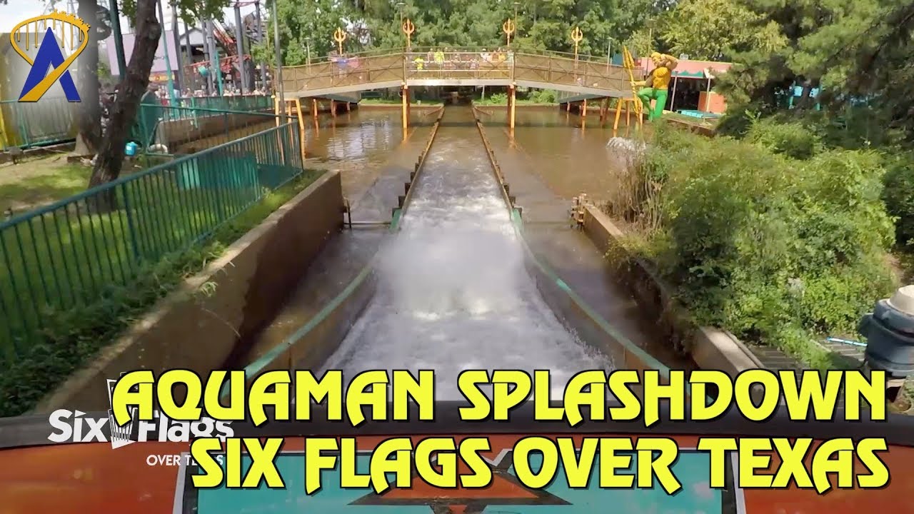 Aquaman Splashdown POV - Six Flags Over Texas