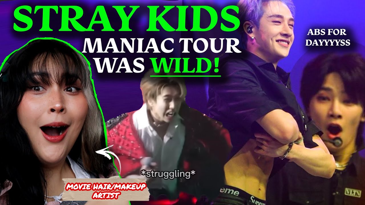 Stray Kids' MANIAC TOUR Funny Moments - Movie HMUA Reacts