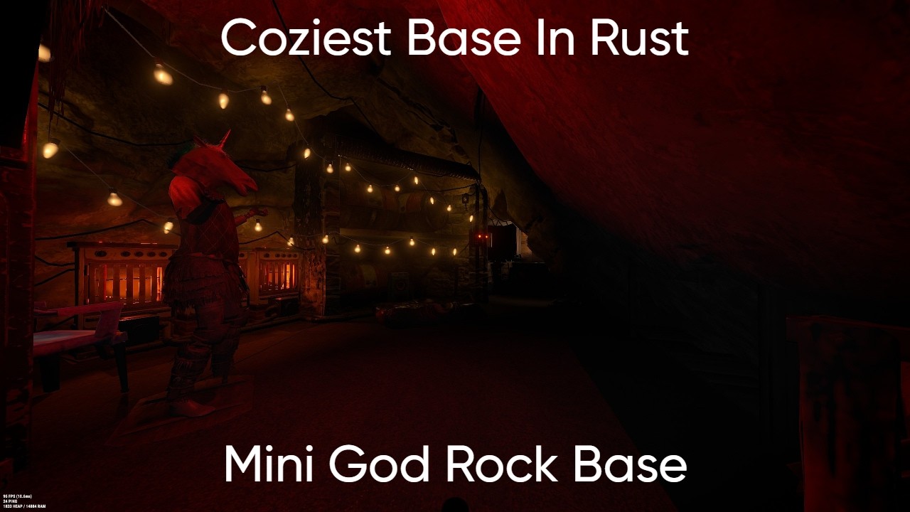 I Built The Coziest Mini God Rock In Rust - High Pop Official Rust