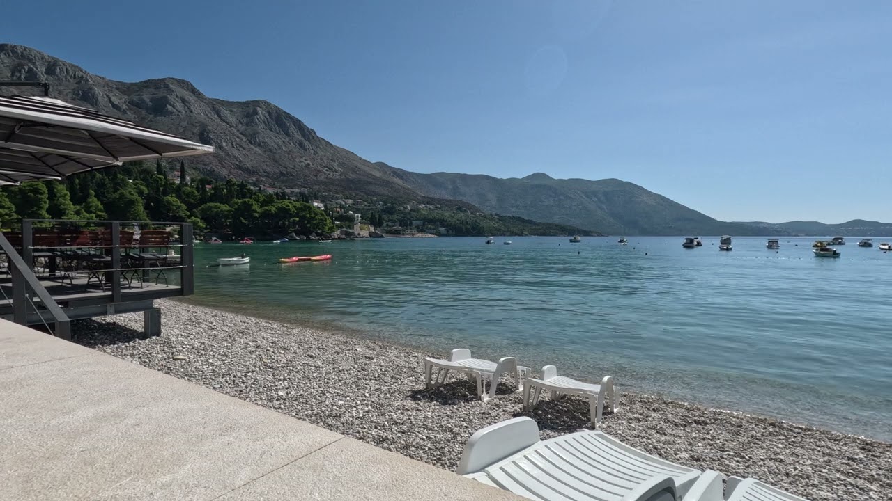 Mlini Croatia, waterfront.