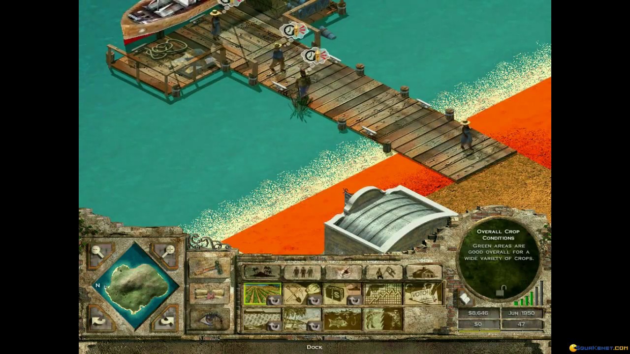 Tropico gameplay (PC Game, 2001)