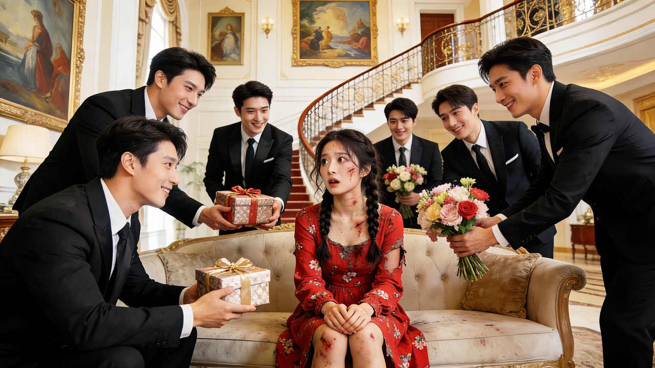 💕فتاة القرية المسكينة يضايقها الجميع، لا يعلمون أن لها ستة إخوة رؤساء شركات يدللونها! ففزع الجميع!