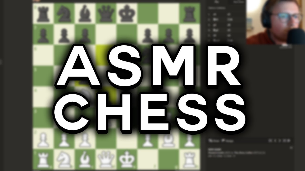 [ASMR] Игра в шахматы очень тихо, но и очень плохо.