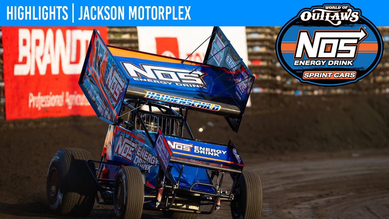 World of Outlaws NOS Energy Drink Sprint Cars | Jackson Motorplex | August 17, 2024 | HIGHLIGHTS