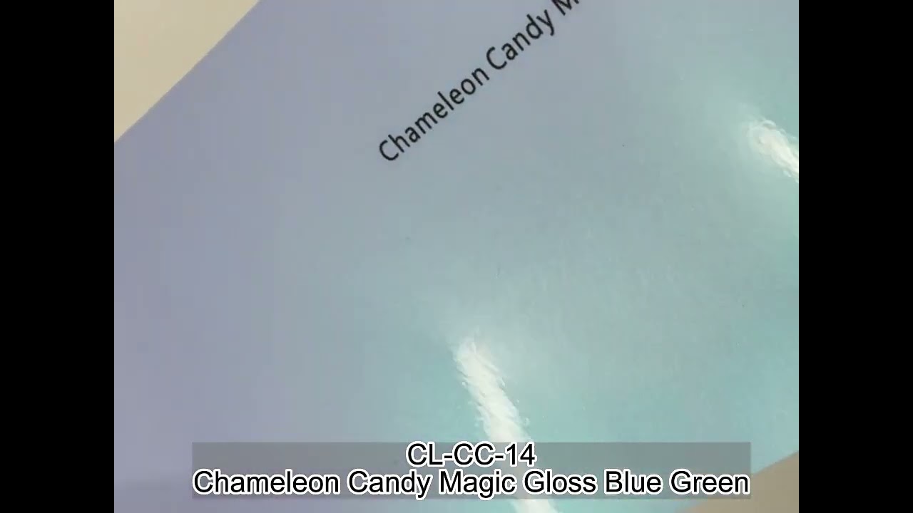 CARLIKE CL-CC-14 CHAMELEON CANDY MAGIC GLOSS BLUE GREEN VINYL