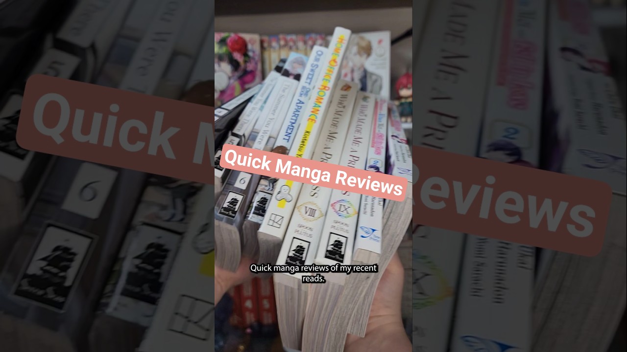 Quick Manga Reviews #mangareview #romancemanga