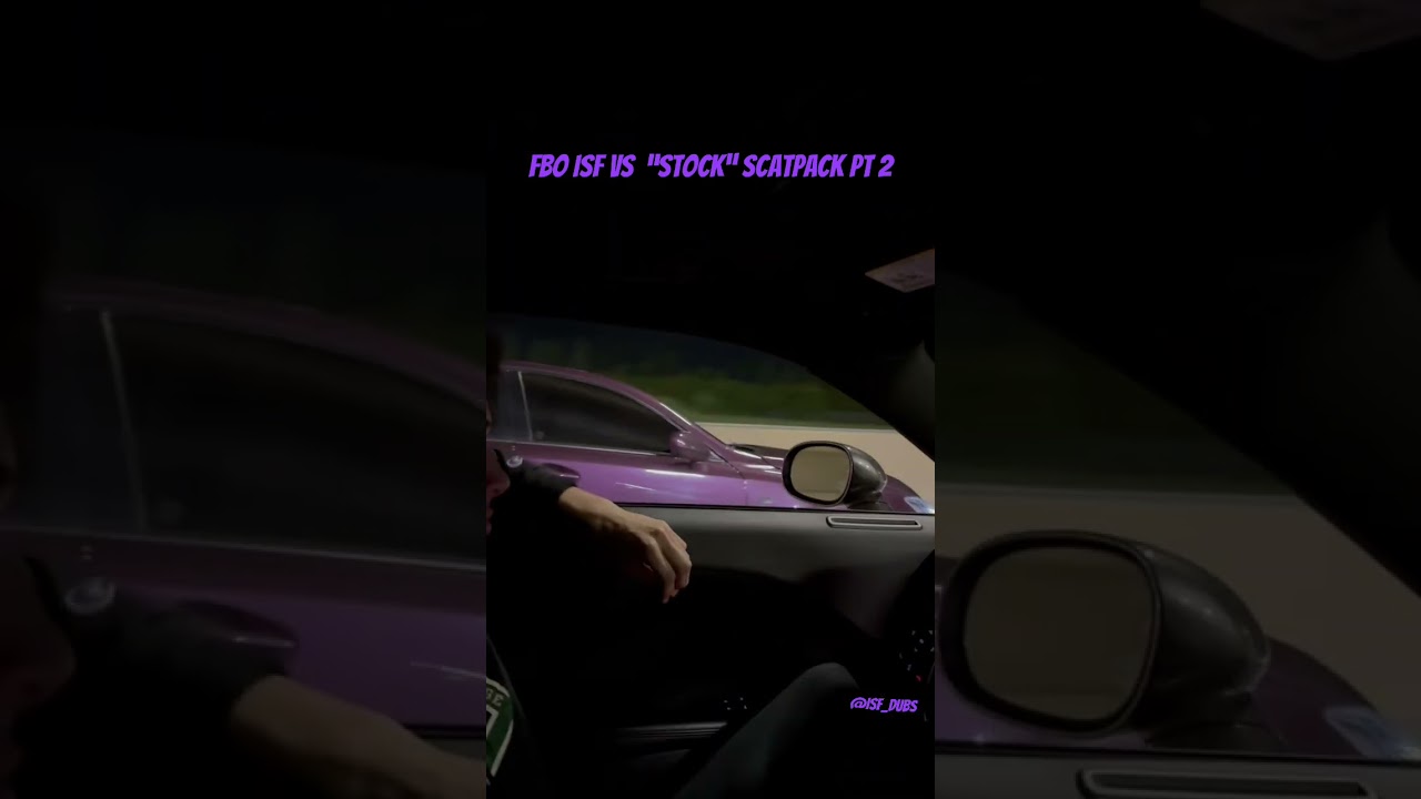 FBO ISF vs SCATPACK #ISF #Lexus #Dodge #Challenger #SRT #Hellcat