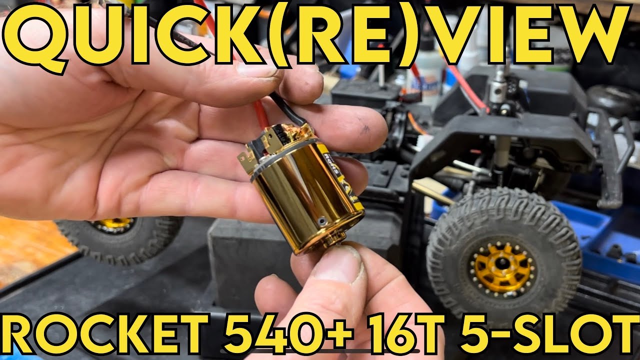 Crawler Canyon Quick(re)view: Surpass Hobby Rocket 540+ V2 5-slot 16T Brushed Motor-- it's GOOOOLD!