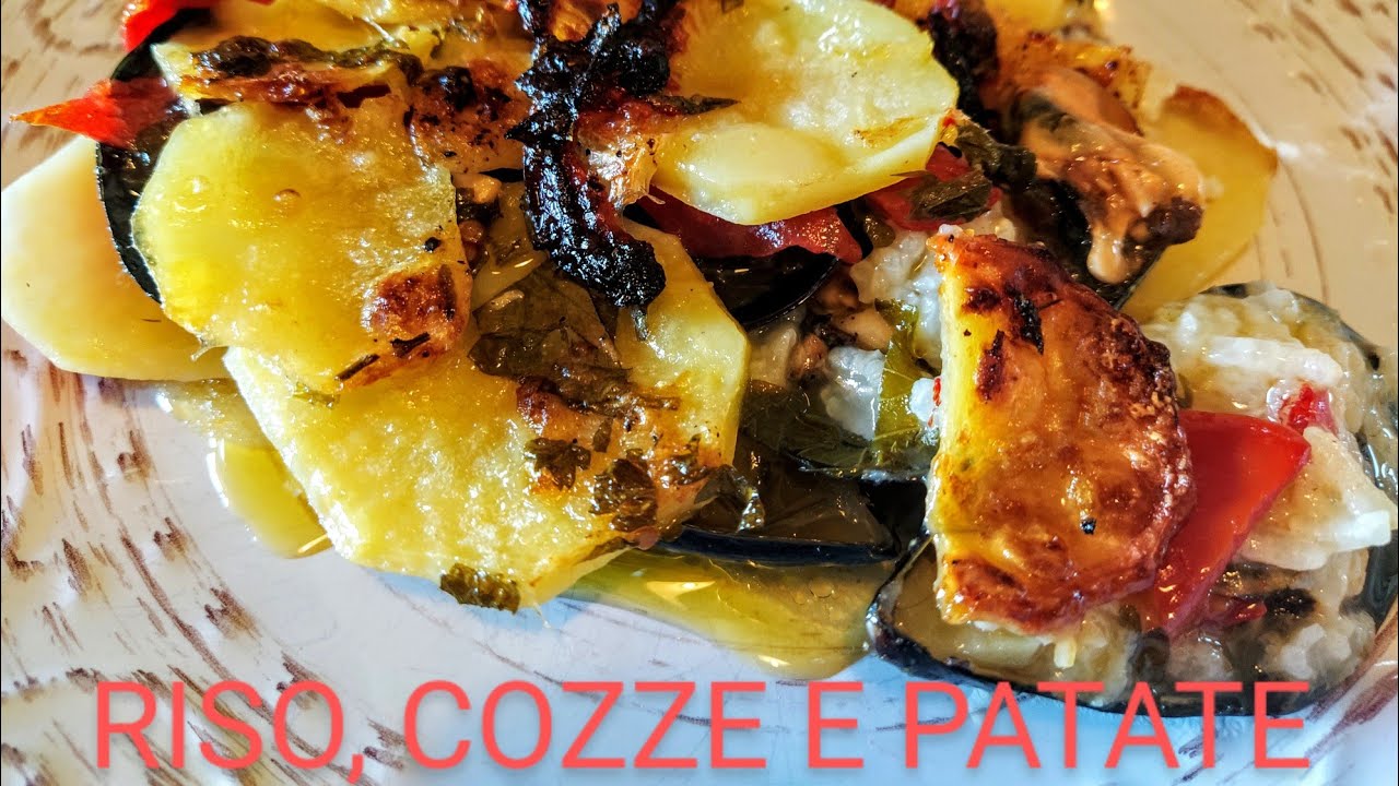 Riso, cozze e patate: Tajeddha leccese o Tiella barese