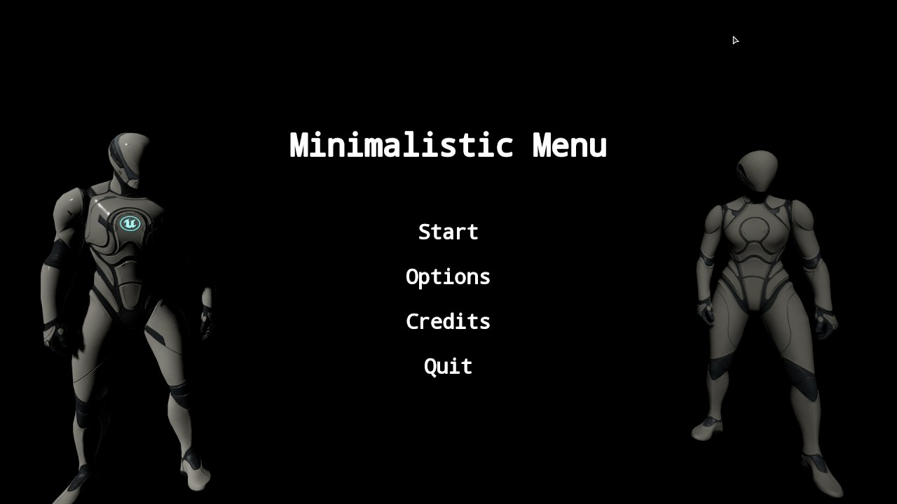 Minimalistic Menu Preview