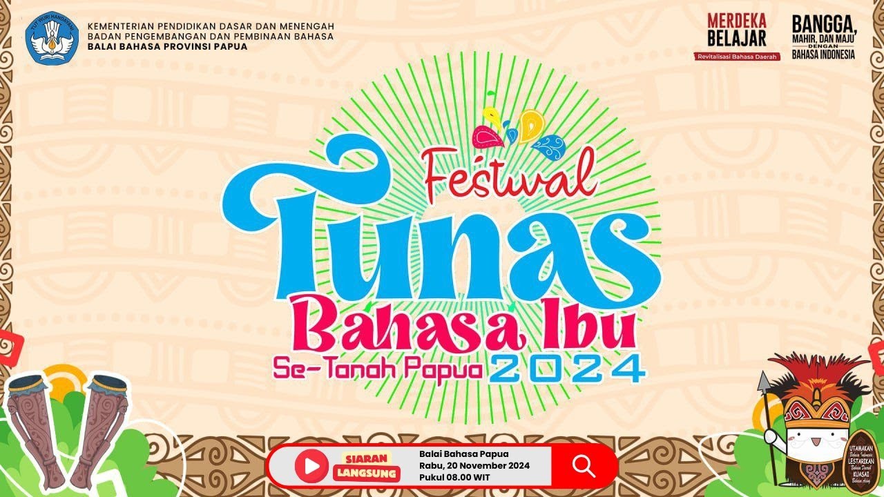 Festival Tunas Bahasa Ibu Papua 2024
