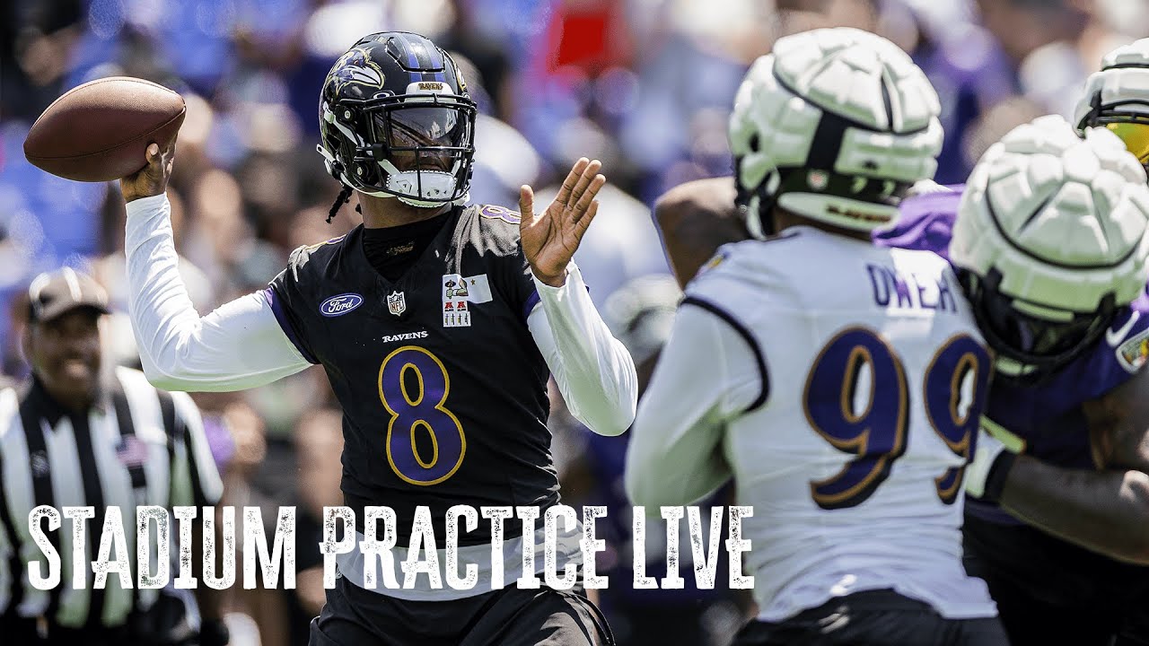Full 2025 Training Camp Practice at M&T Bank Stadium | Baltimore Ravens