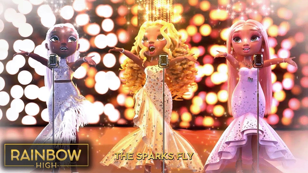 Rainbow Divas "Sparks Fly" ✨ Music Video with Lyrics | Rainbow High