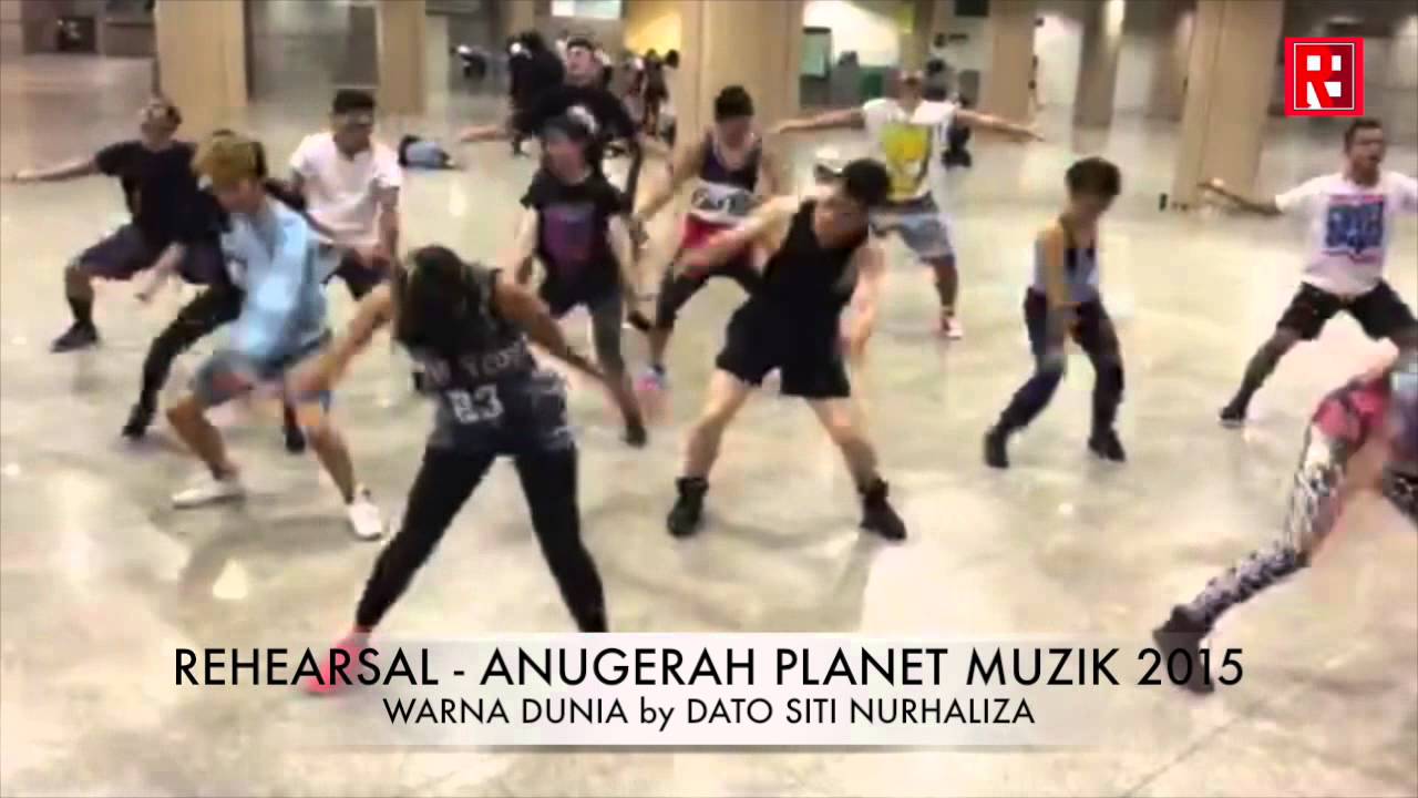 ANUGERAH PLANET MUZIK 2015 Rehearsal Video - Warna Dunia by Dato Siti Nurhaliza