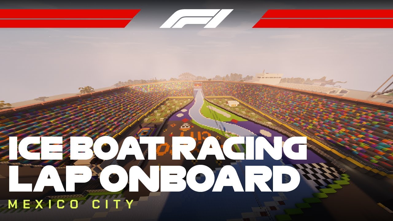 Autódromo Hermanos Rodríguez (Mexico City GP) in Minecraft | Ice Boat Racing