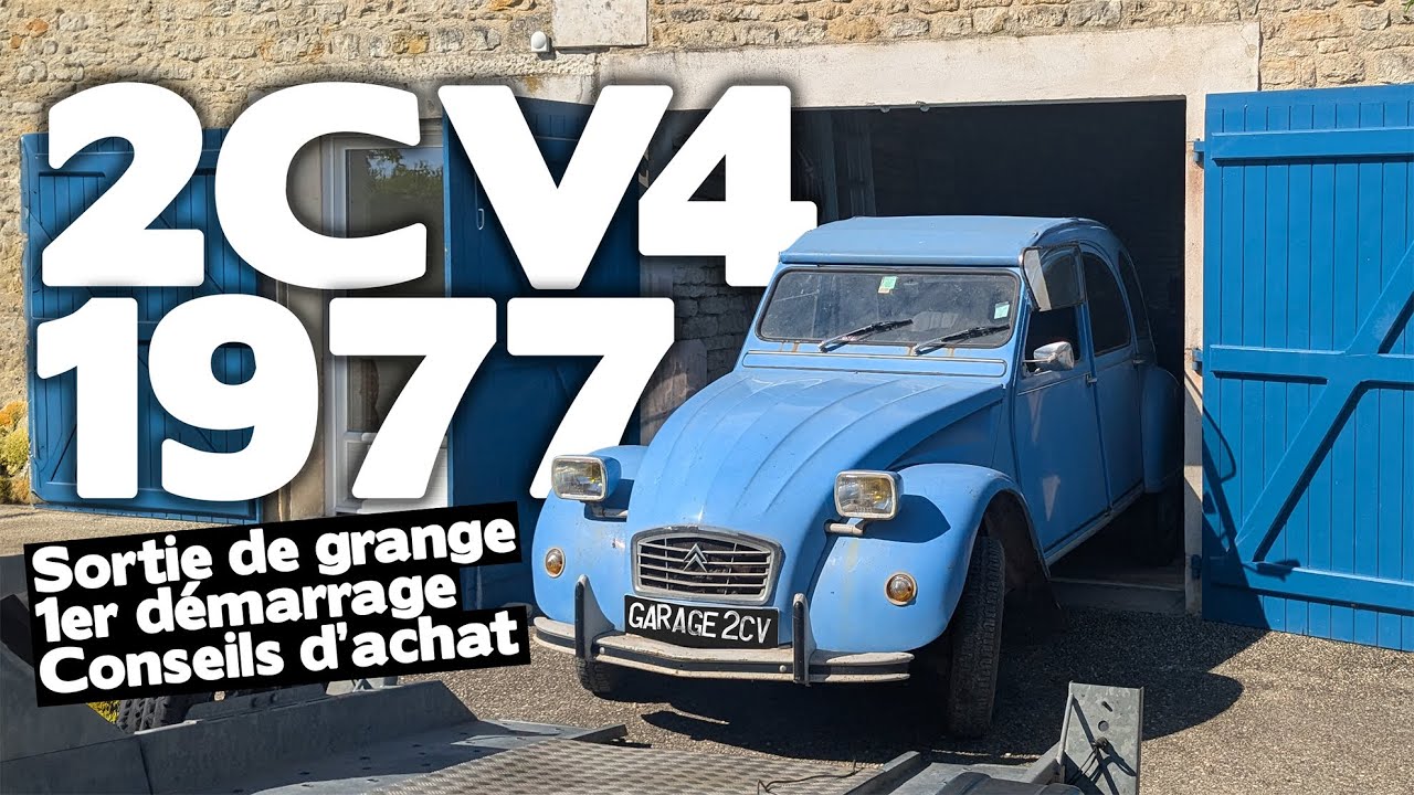 Sortie de grange : Citroën 2CV4 ! La 