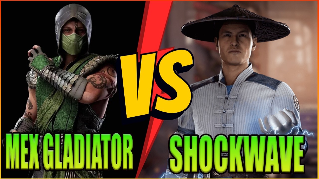 🔥MK1🔥MEX GLADIATOR (REPTILE) VS SHOCKWAVE (RAIDEN)🔥MORTAL KOMBAT 1🔥
