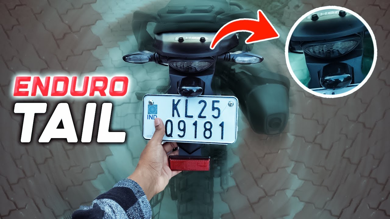 Hero Xpulse Rally pro Enduro tail Installation Malayalam | Xpulse rally Modification 🔥