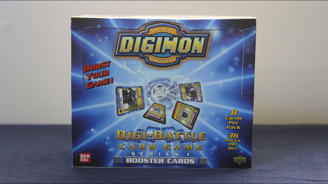 DIGIMON DIGI-BATTLE CARD GAME SERIES 1 - BOOSTER BOX OPENING
