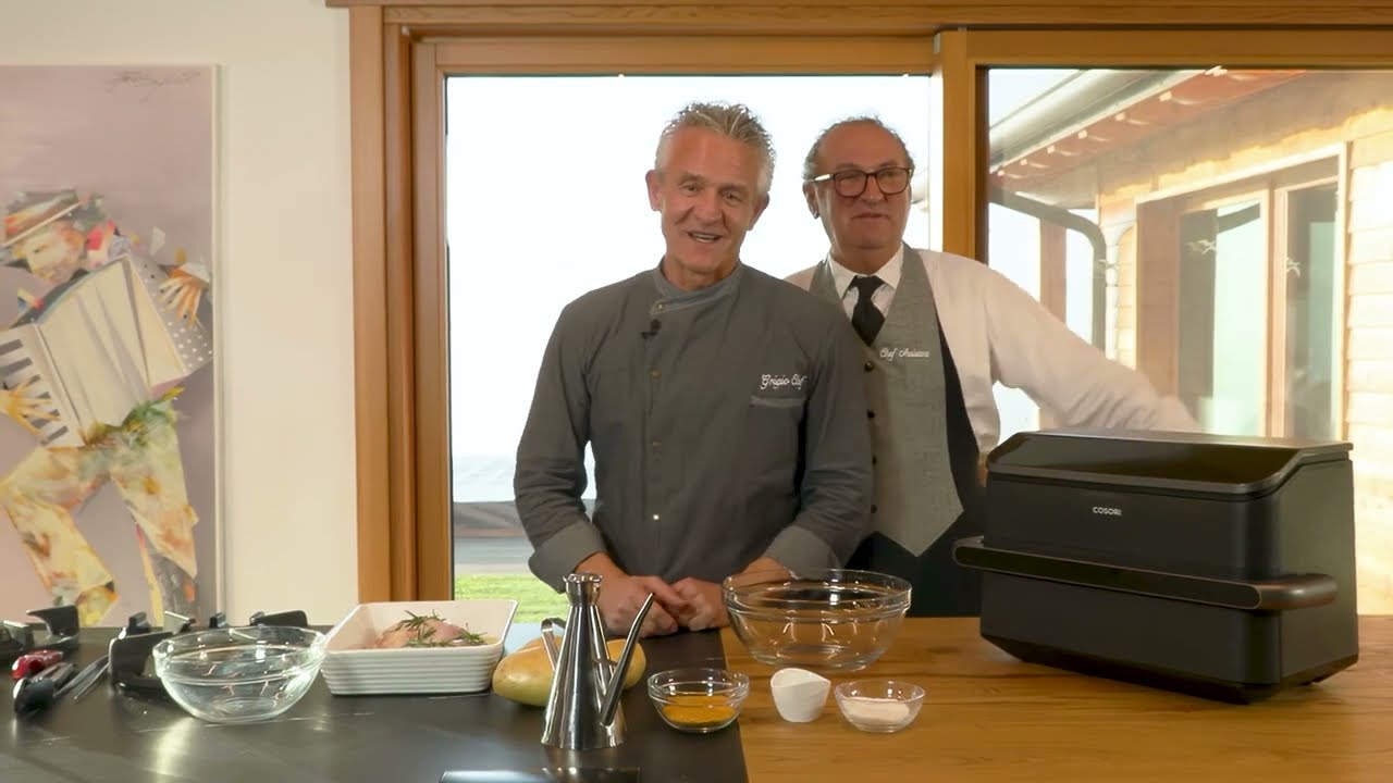 POLLO E PATATE IN FRIGGITRICE AD ARIA - Video Ricetta - Grigio Chef