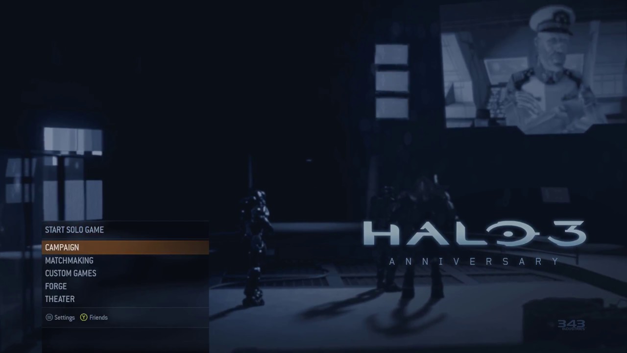 Halo 3 Anniversary - Main Menu