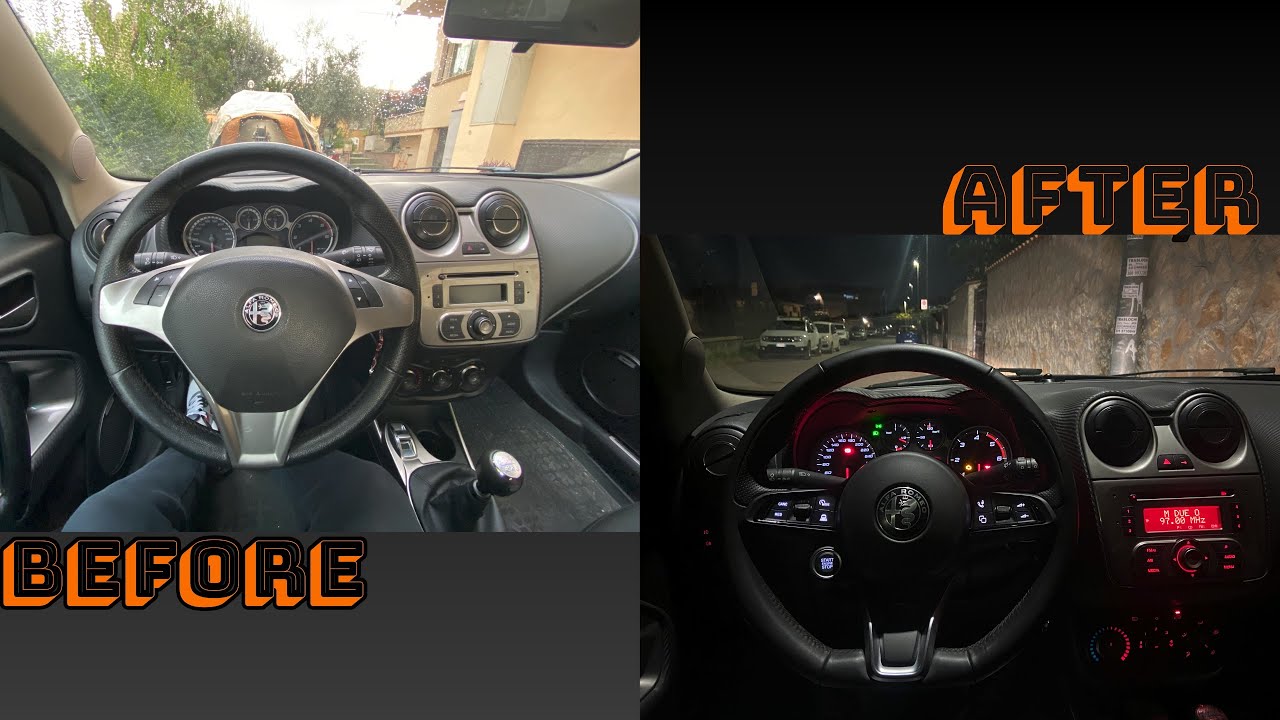 Monto il volante della alfa Romeo tonale sulla mia mito