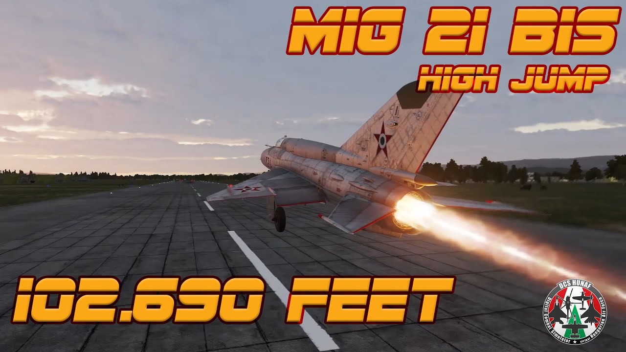 Mig-21 Bis world record high jump. 102.690 feet 31.300 meters