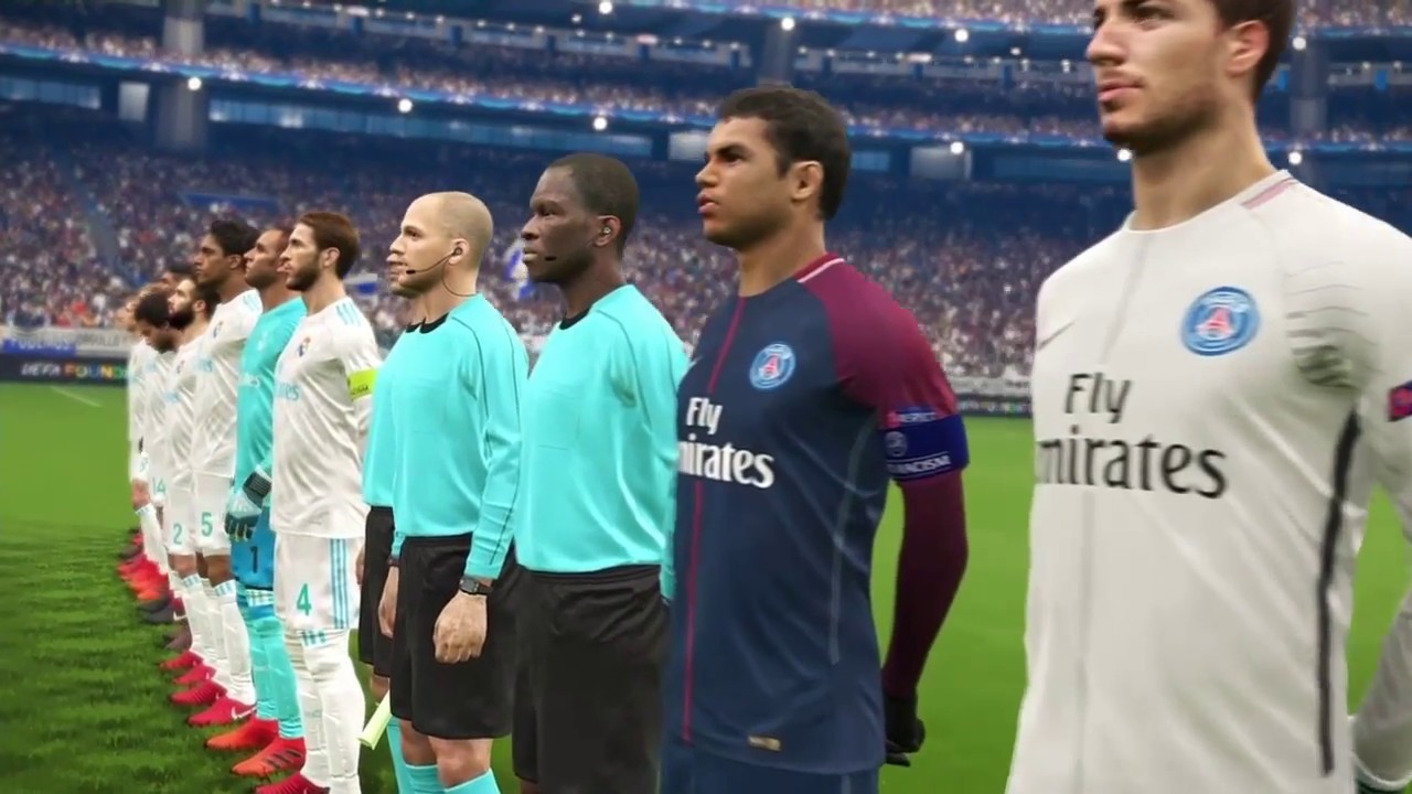 | PES 2018 REAL MADRID VS PSG HD UCL | PS4 GAMEPLAY LEVEL SUPER STAR |