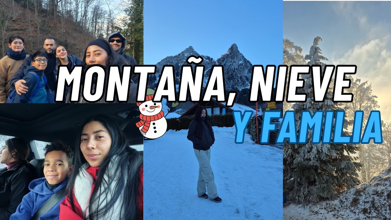 Conocí la Nieve ⛄️  Brunni alpthal y Uetliberg 🫶🏼