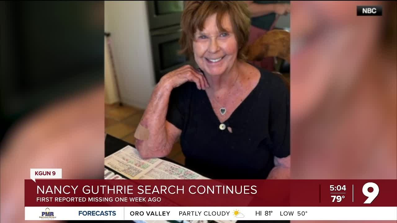 Day 8 of searching for Nancy Guthrie