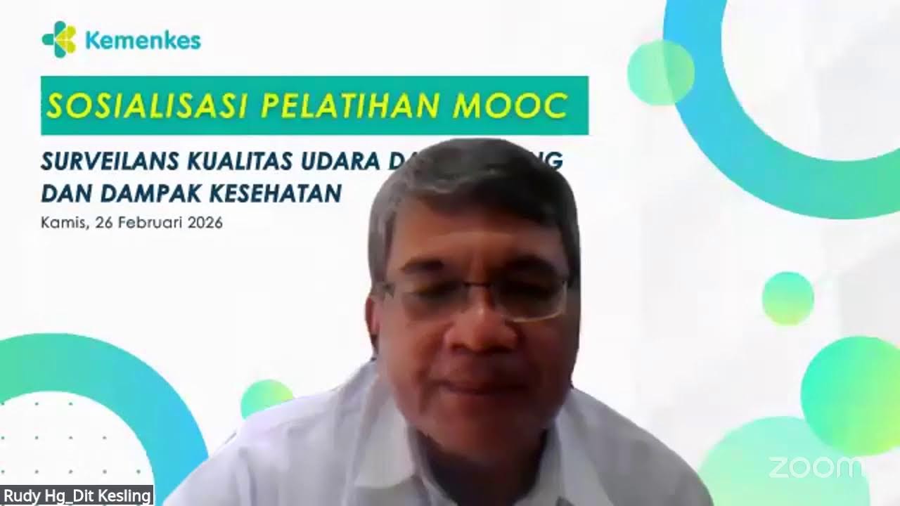 Sosialisasi Pelatihan MOOC Surveilans Kualitas Udara dalam Ruang dan Dampak Kesehatan