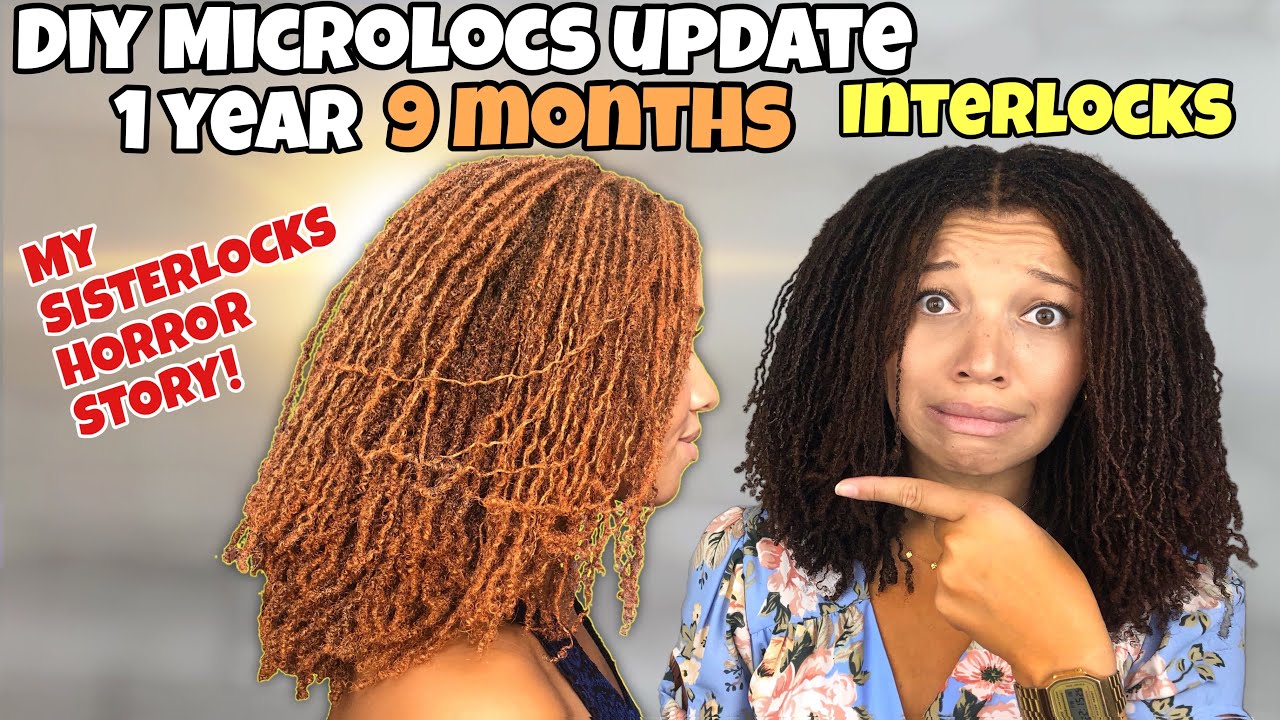 Микролоксы своими руками | Обновление за 1 год и 9 месяцев | История ужасов Sisterlocks | Воск дл...