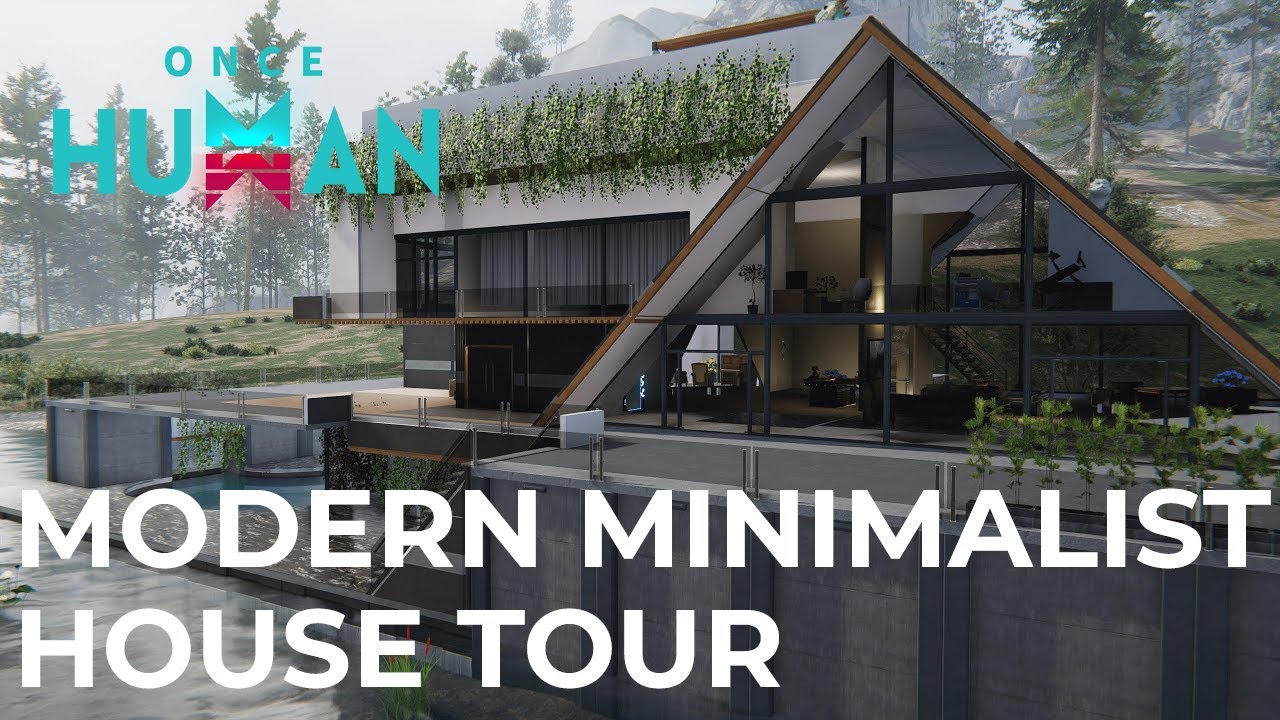 🏡 Casa Moderna Minimalista | Modern Minimalist House Tour [Once Human]