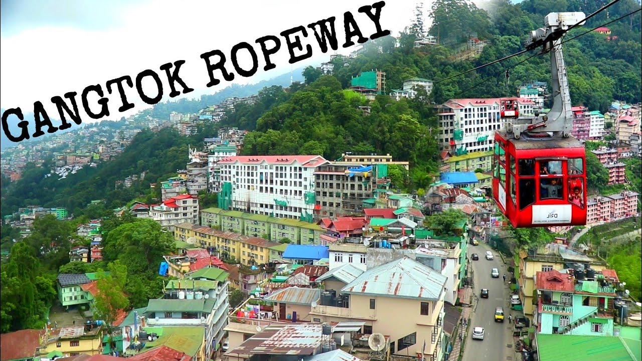 GANGTOK ROPEWAY | Gangtok City View From Ropeway || Sikkim || Gangtok City || Gangtok || Cable Car