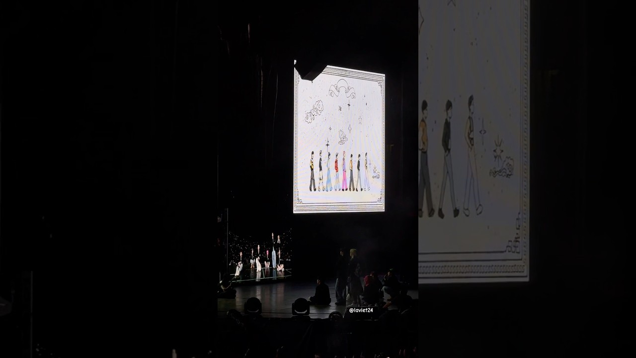 260725 SKZ REACT TO FAN PROJECT IN PARIS #kpop #dominate #concert #straykids #skz