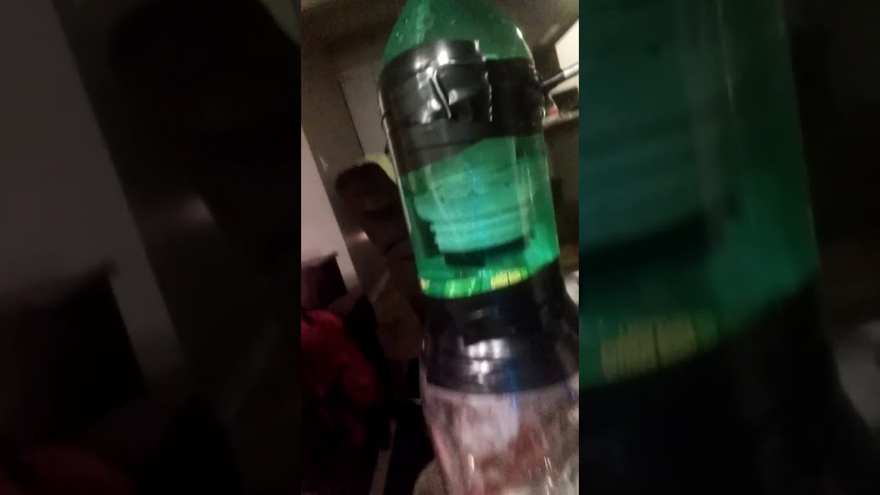 Homemade bong with percolator rip