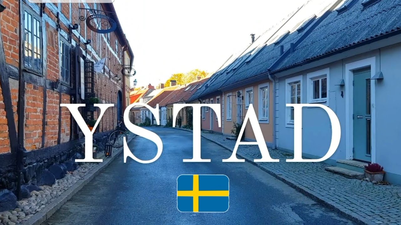 70. YSTAD - прогулка по городу. Швеция.
