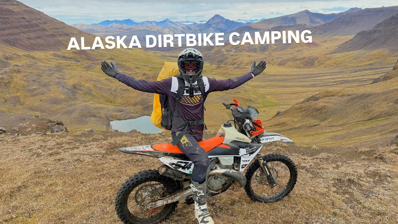 Camping Off Of Dirtbikes In Alaska 