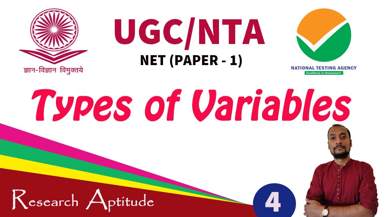 Research Aptitude: Types of Variables|UGC|NTA| NET|P.hd Coursework| Research Methodology| Anusandhan