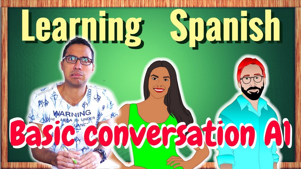 Learn Spanish - listening to a basic conversation A1 with subtitles