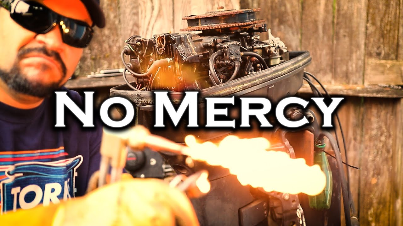 Seized Bolts VS Acetylene Torch | (Force 40 Mercury Rebuild Pt. 2)