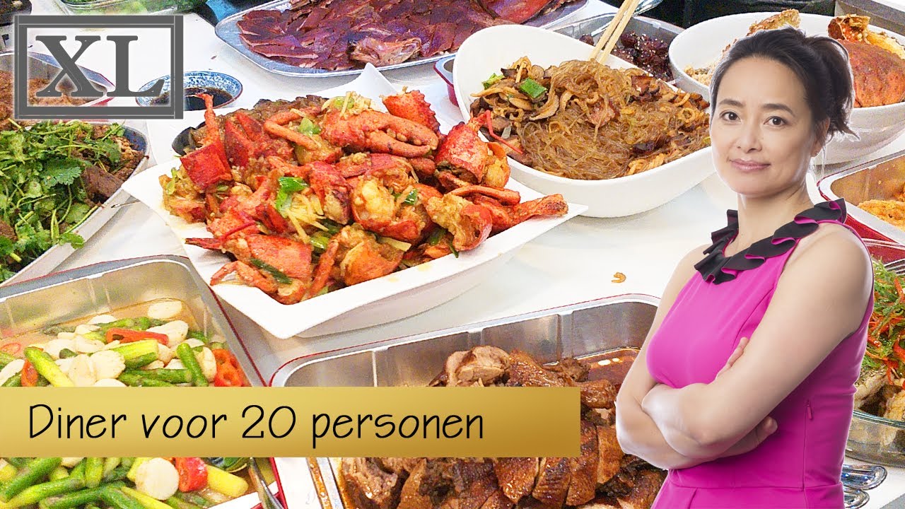 Chinees feestdiner voor 20 personen