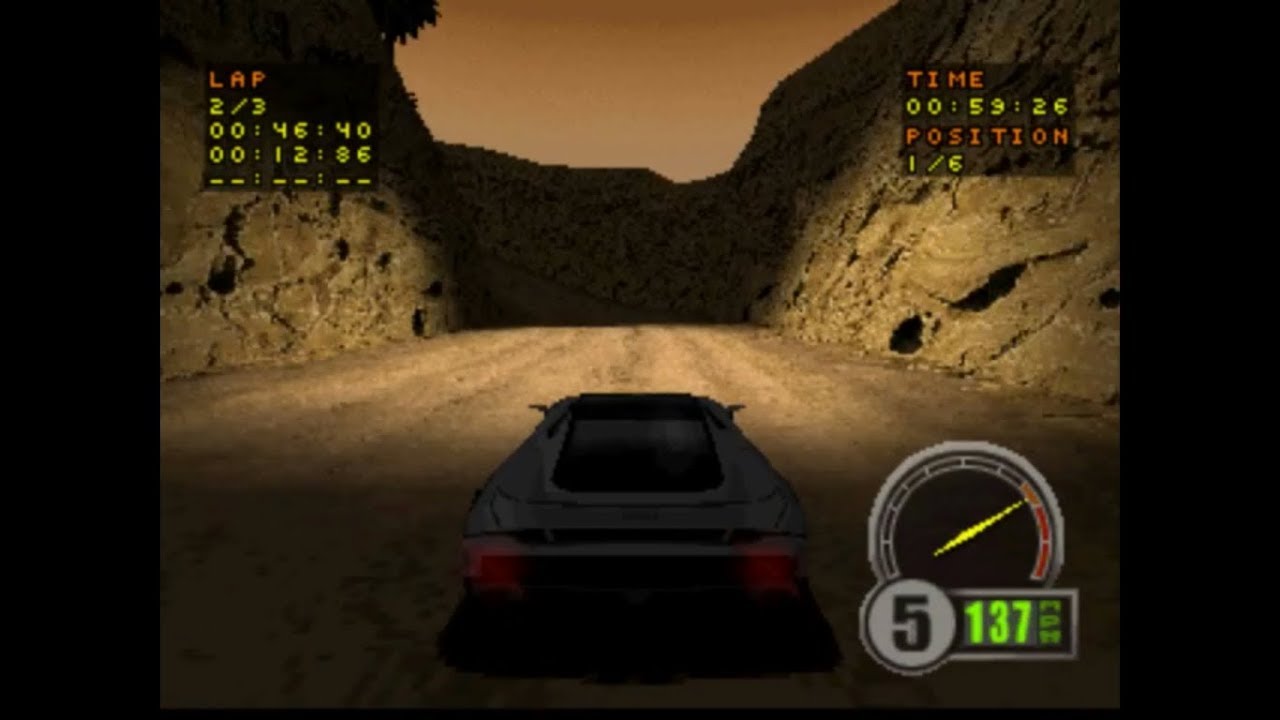 Test Drive 6 (1999) PSX Gameplay - Jordan BWD Circuit