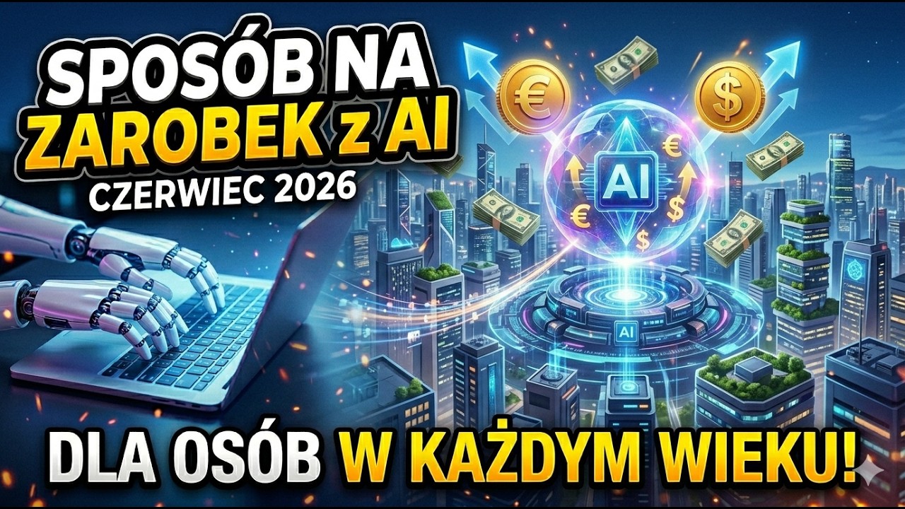 Najprostszy spos&oacute;b na zarobek z AI w 2026 roku. Sprawdź zanim wejdzie w &bdquo;mainstream&rdquo;